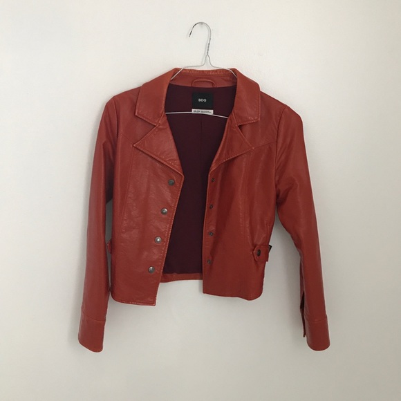 Urban Outfitters BDG Rust Vegan Leather Jacket - Picture 7 of 9